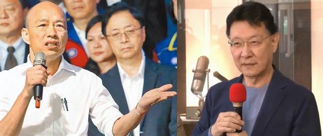 前高雄市长韩国瑜(左)、资深媒体人赵少康(右)。(图/本报资料照)
