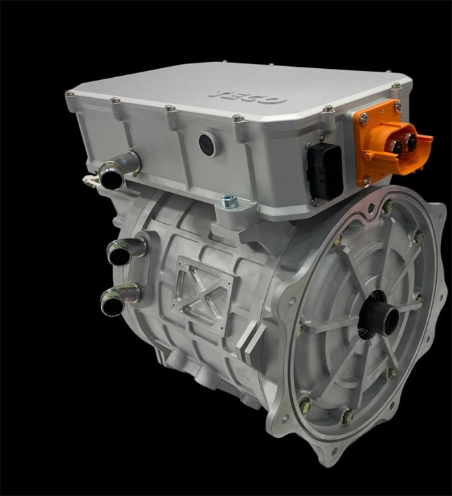 东元电机的乘用车动力系统相关的马达产品。（图／东元提供）