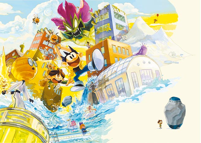 《今天谁代课？》中，出现各式各样的代课老师，让学生在一桩桩趣事下度过每一天。（盖亚文化提供）