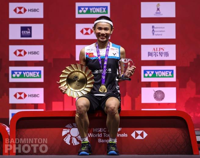 戴資穎依然穩居羽球女單世界第1。（資料照／Badminton Photo提供）