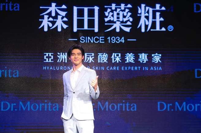 陳昊森2日出席記者會，自揭感情現況。（森田藥粧提供）