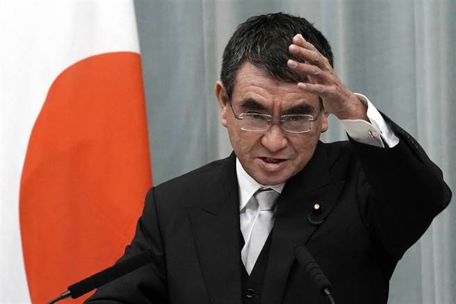 民调：下任日本首相合适人选河野太郎居首。（美联社）