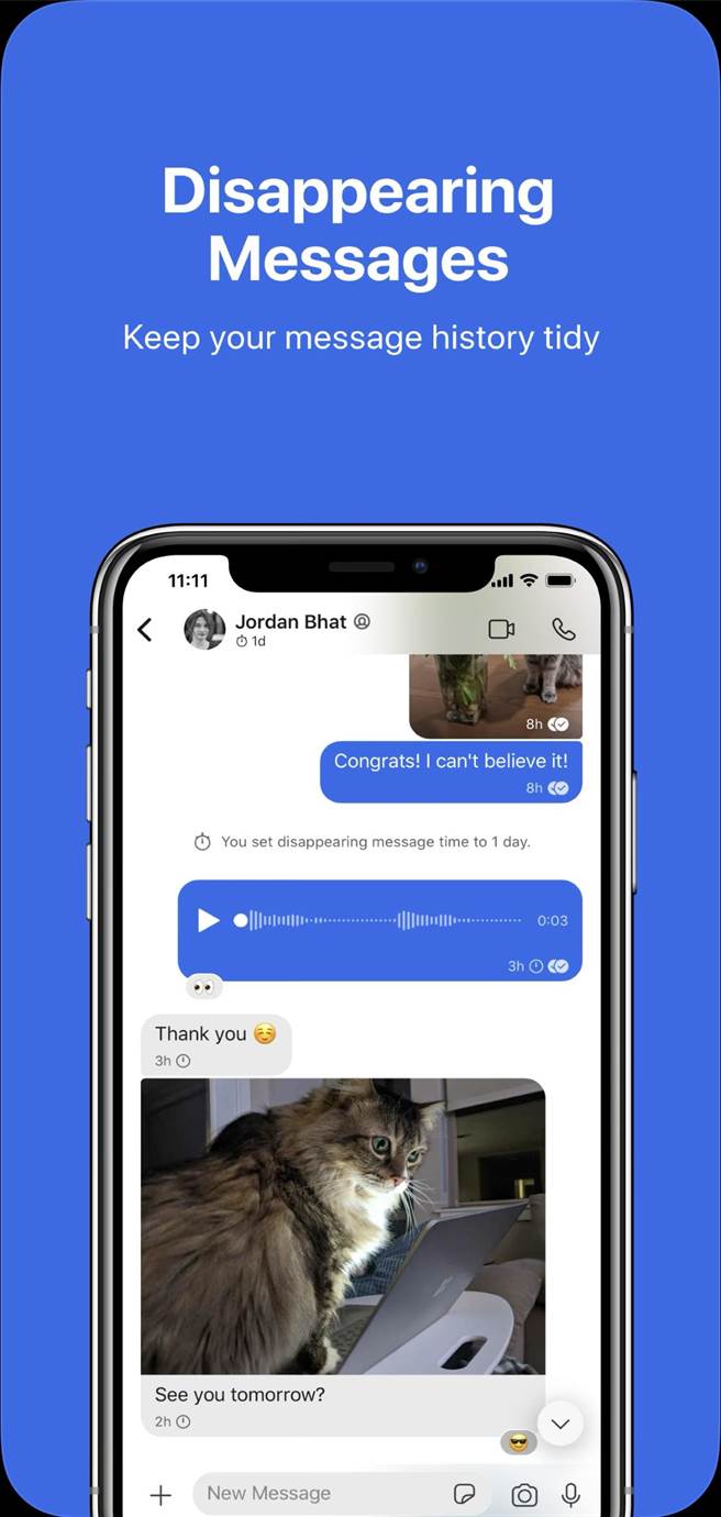 「Signal」容易上手、获特斯拉执行长伊隆马斯克推荐的社交通讯软体。（翻摄APP Store）