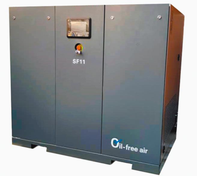 兴立翔机电「医用级无油涡旋空压机」。图／业者提供