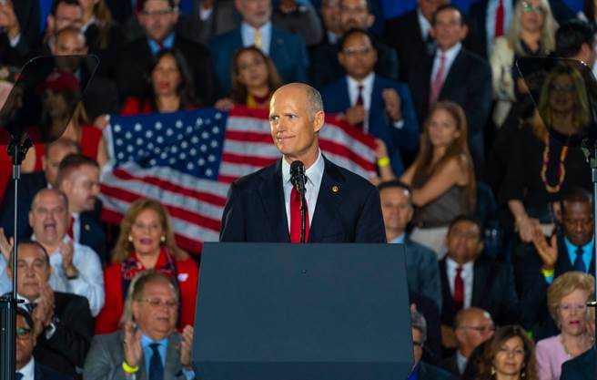共和党籍联邦参议员史考特（Rick Scott）。(图/shutterstock)