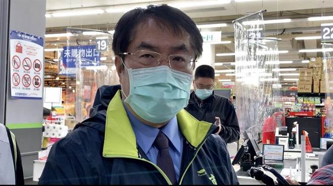 台南市长黄伟哲。（李宜杰摄）