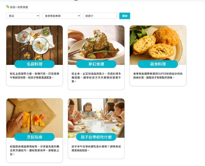 营养5餐资源网收录了沣食出版的食谱、校厨秘笈，协助午餐工作者解决所遭遇的问题。(图/沣食饮食文化教育基金会提供)