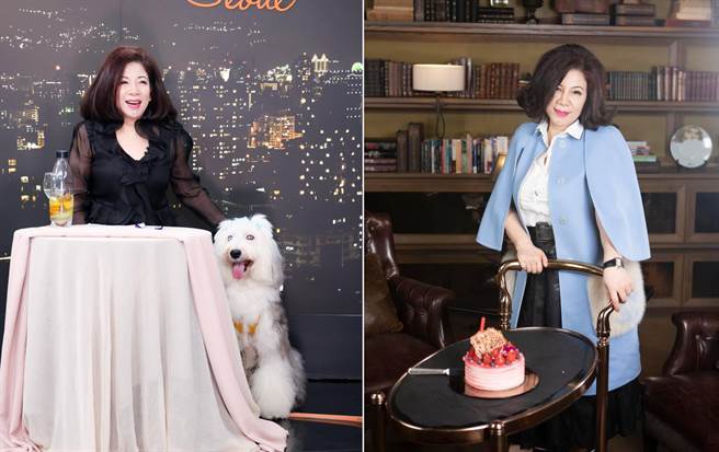 陈文茜回看《茜问》节目中留下的照片，发现自己有很多表情。（图／摘自陈文茜脸书）