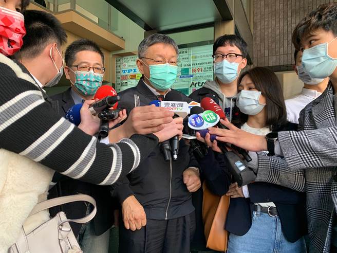 身兼民眾党主席的台北市长柯文哲。（林缙明摄）