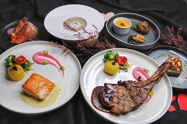 （板桥凯撒大饭店抢情人节商机，推出卡拉拉情人节套餐。图／板桥凯撒大饭店提供）
