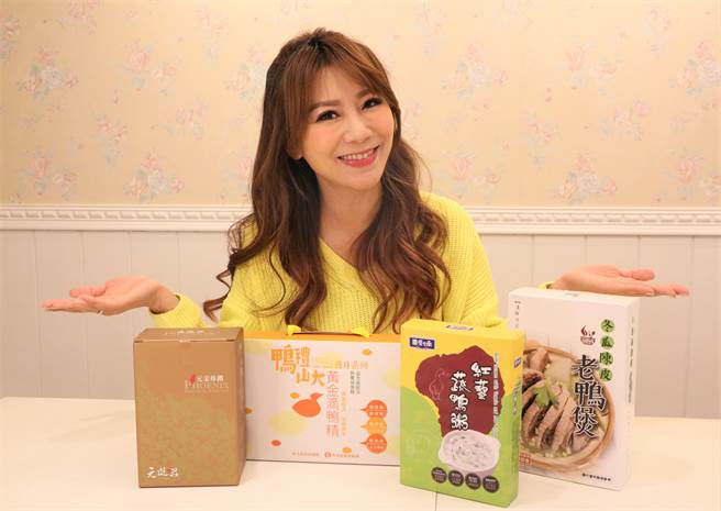 台湾好媳妇佩甄好评推荐冬瓜陈皮老鸭煲、蔗香鸭赏、红藜蔬鸭粥及冬瓜陈皮老鸭煲。（中华民国水禽产业促进协会提供）