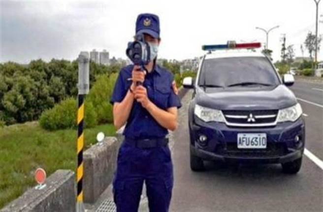 台南市警三分局將在台江大道各路口執行超速取締勤務。（讀者提供／程炳璋台南傳真）
