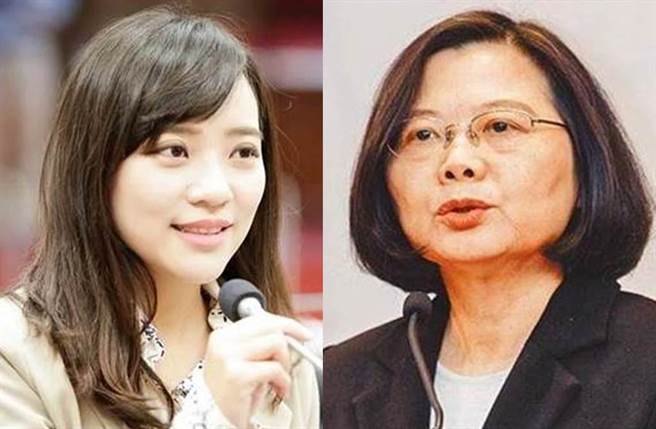 高雄市議員黃捷(左)、總統蔡英文(右)。（圖／中時資料照）