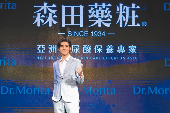 陈昊森昨出席代言记者会，自揭感情现况。（森田药粧提供）