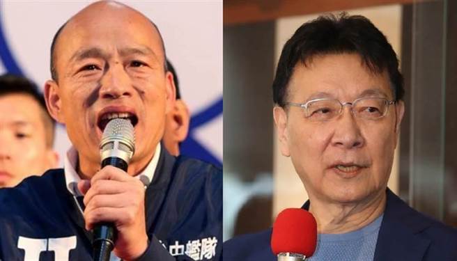前高雄市长韩国瑜（左）和赵少康（右）。（图/本报资料照）