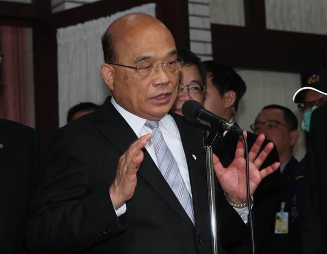 行政院长苏贞昌。（报系资料照）