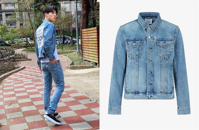 陈昊森先前穿出 ARMANI EXCHANGE 2020秋冬ICON系列，以经典丹寧元素衬托出他迷人的特质。（图／品牌提供）