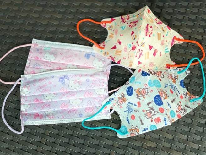 Hello kitty儿童口罩来了 全联同步开卖马卡龙色口罩（全联提供）