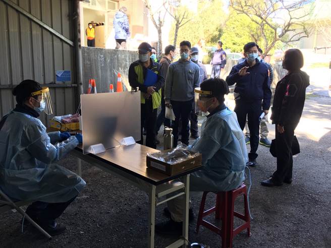 海拔最高派出所異地辦公演練 仁愛警分局防疫超前部署（仁愛警分局提供）