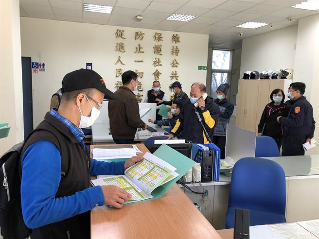 海拔最高派出所異地辦公演練 仁愛警分局防疫超前部署（仁愛警分局提供）