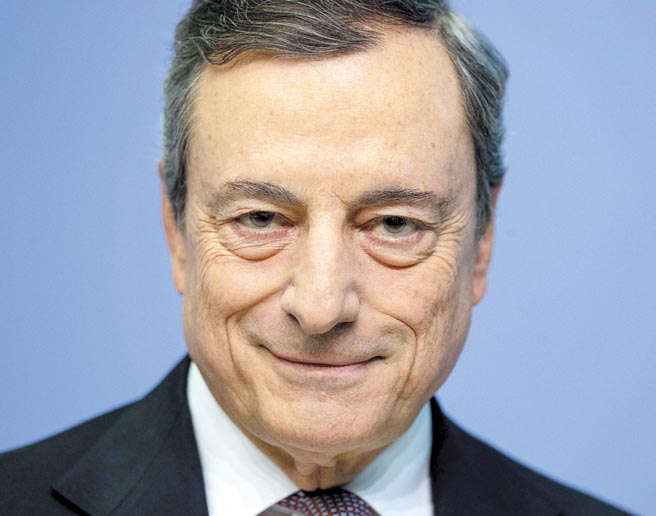 ECB前总裁德拉吉。图／美联社