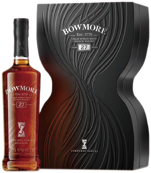 BOWMORE「波摩27年永恆系列單一麥芽蘇格蘭威士忌」台灣市場只爭取到96瓶，酒精濃度52.7％，建議售價46,500元。圖／業者提供