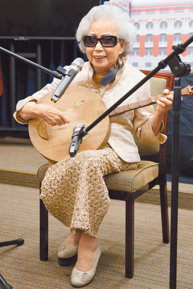 国宝级说唱艺术家杨秀卿获行政院文化奖。（本报资料照片）