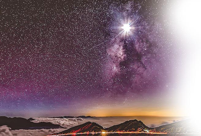 合欢山暗空公园，星空与银河之美，让人惊嘆。