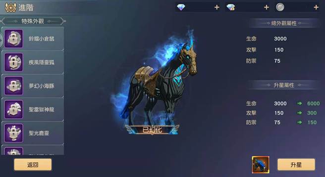 坐骑「幽灵战马」