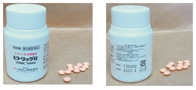 「维克多力膜衣锭」为指示用药，主要在药局贩售，用于维他命B群缺乏症的治疗。（图取自食药署官网）