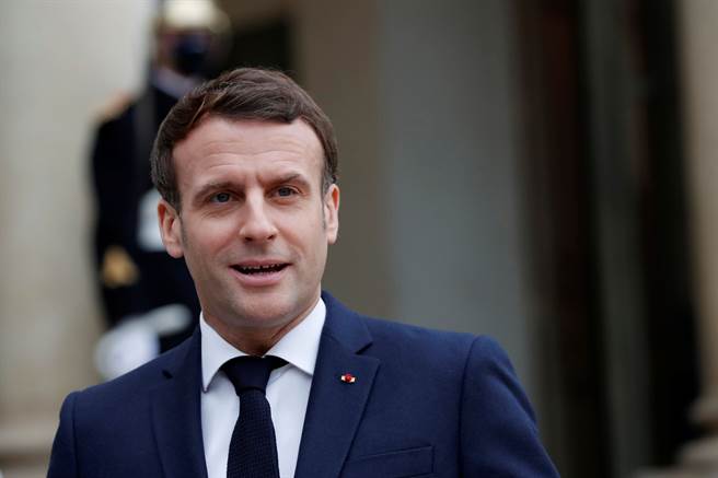 马克宏认为，欧盟不应与美联手对付中国，因为这么做可能会发生衝突。对欧盟来说，中国是伙伴、竞争者，也是系统性的对手。（图／路透）