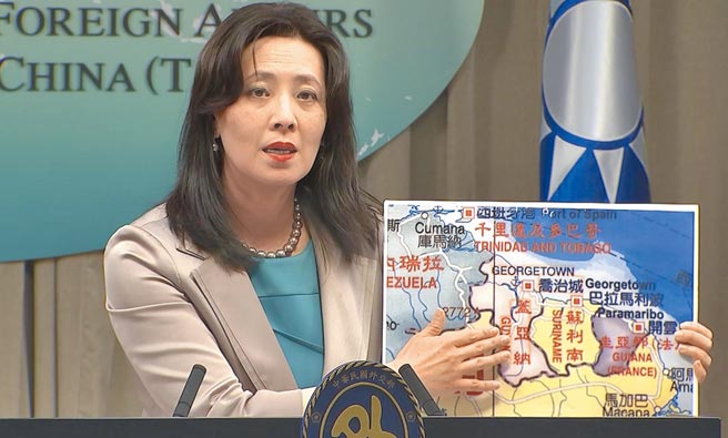 外交部发言人欧江安宣布，我已在南美盖亚那设「台湾办公室」，这是继「台湾驻索马利兰代表处」后，第二个以台湾命名的驻外单位。（美联社）