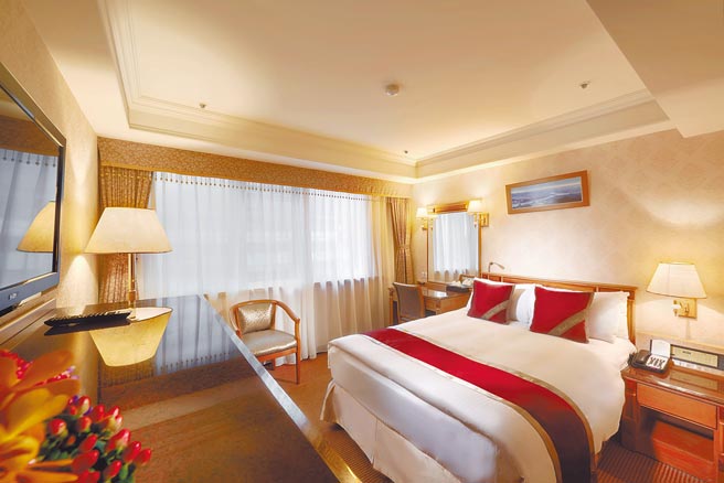 台北天成大饭店「精致客房」。（台北天成大饭店提供）