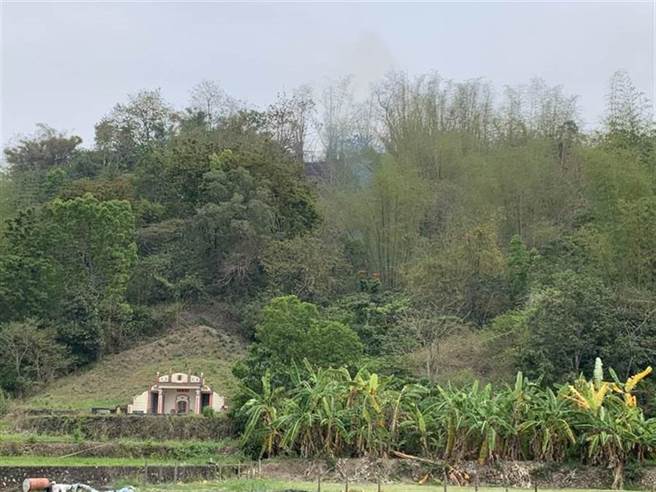 高雄美濃黃蝶翠谷去年遭民眾惡意縱火，林木付之一炬。（中時資料照）