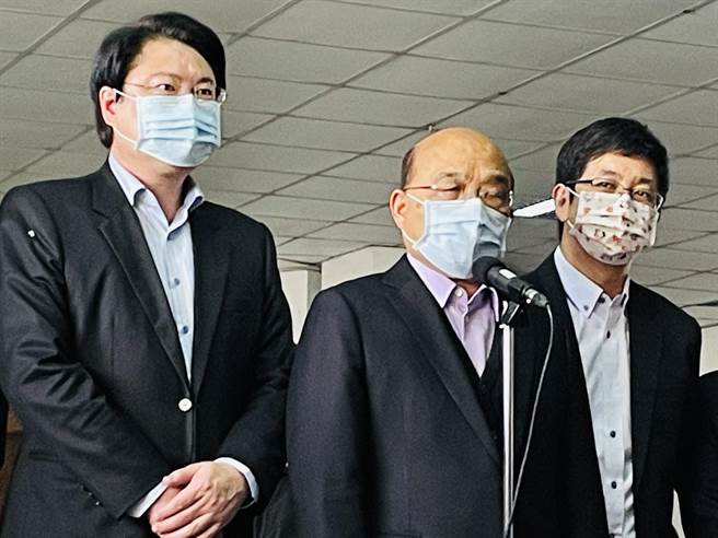 民进党内部针对苏揆满意度的民调曝光，引起各界讨论。（吴康玮摄）