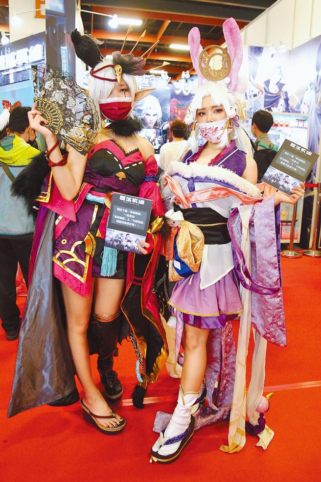 台北國際動漫節，現場Cosplay吸引民眾目光。（杜宜諳攝）