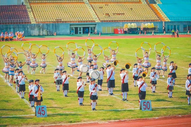 嘉義縣義竹國小家長洪國榮說，比起比賽名次，孩子更在意如何將學長姊經驗與精神傳承下去。（洪國榮提供／張毓翎嘉義傳真）