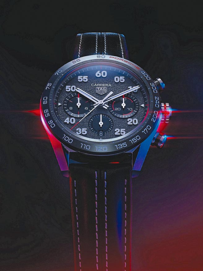 泰格豪雅與保時捷跨界合作，推出TAG Heuer Carrera保時捷自動計時腕表。（TAG Heuer提供）