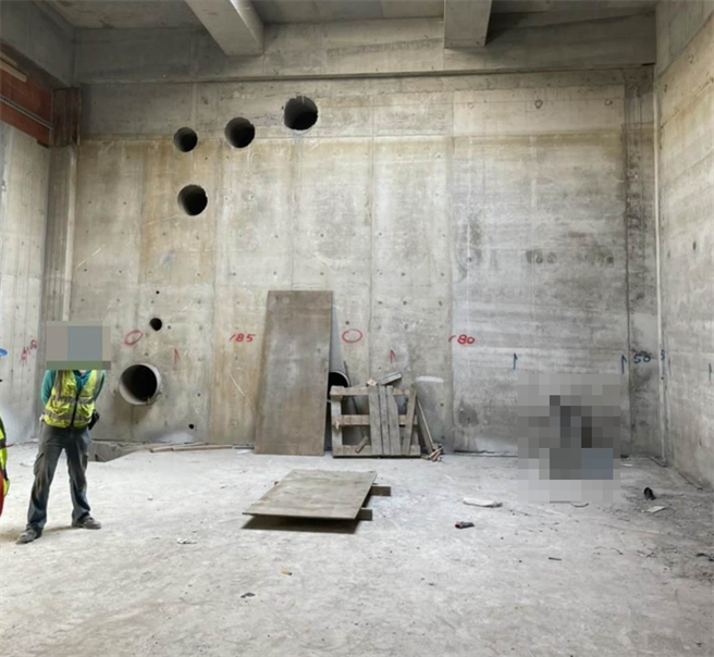 再生水厂一名女工坠落6米深水槽，头部重创身亡。（民眾提供／曹婷婷台南传真）