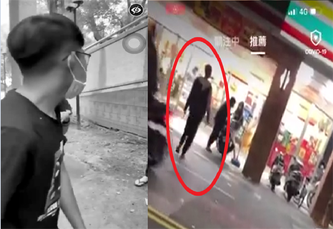 黃男單獨出門赴約，在墓園向被害人父女道歉後遭圍毆斷手。(翻攝網路影片)
