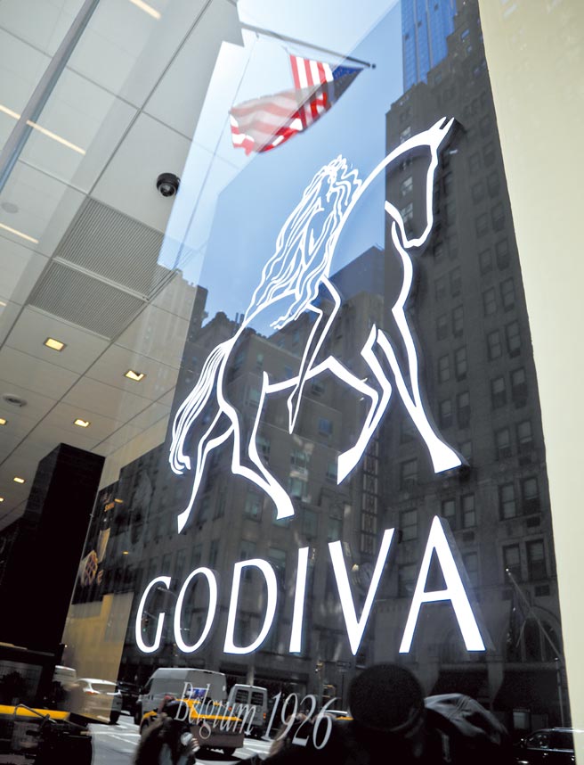 Godiva北美门市关光光图╱美联社