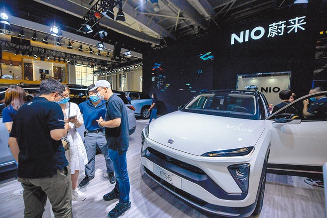 地方政府押注新能源車圖╱新華社