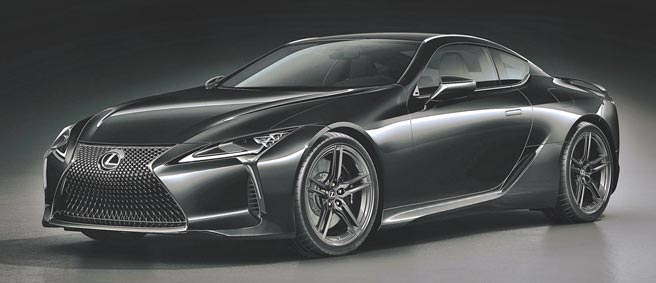 Limited Edition專屬黑化套件及21吋全新造型燻黑鍛造鋁圈，點綴出動感跑格。（LEXUS提供）