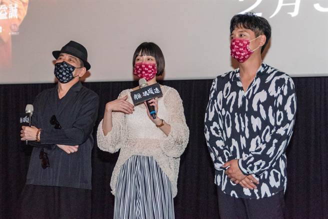 高捷、谢欣颖、郑人硕出席电影宣传活动。（巧克丽娱乐提供）