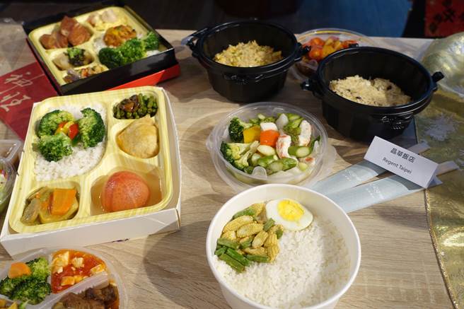 晶華酒店年菜餐盒少油少鹽講究健康。（黃采薇攝）