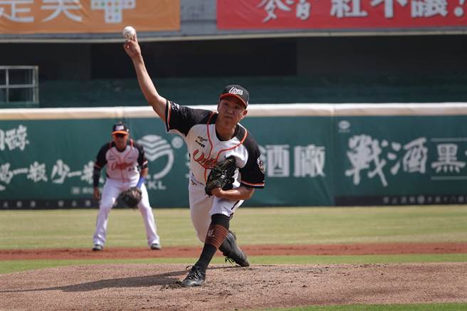 统一狮投手古林睿炀。（毛琬婷摄）