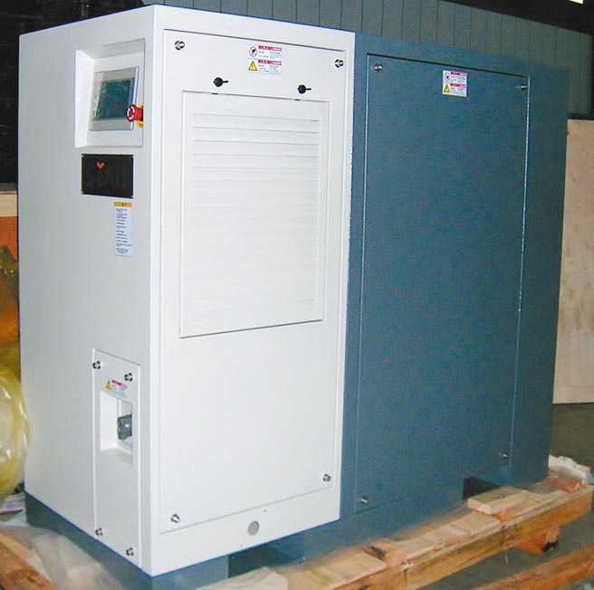 黑偉機械代理的韓國世亞集團製造的空氣懸浮式鼓風機。圖／業者提供