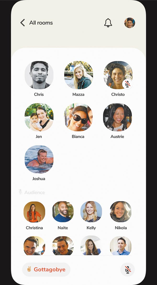 Clubhouse需要现有使用者的邀请才能加入，目前仅限iOS系统使用，以语音聊天室为主的社交媒体。（摘自APP Store）