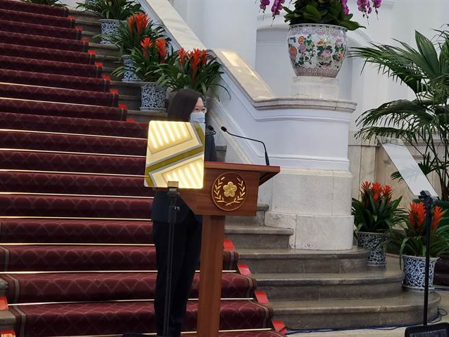 農曆新年連假明日登場，蔡英文總統今上午召開國安高層會議並發表公開談話。（曾薏蘋攝）