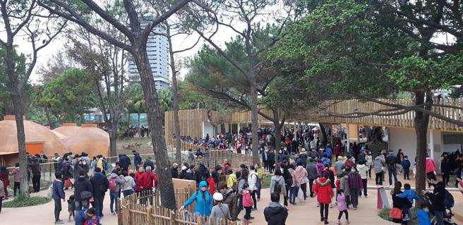 因应疫情趋缓，新竹市政府宣布10日起解除各项管制，但重要景点人流仍维持管控制度，包括动物园1500人。（陈育贤摄）